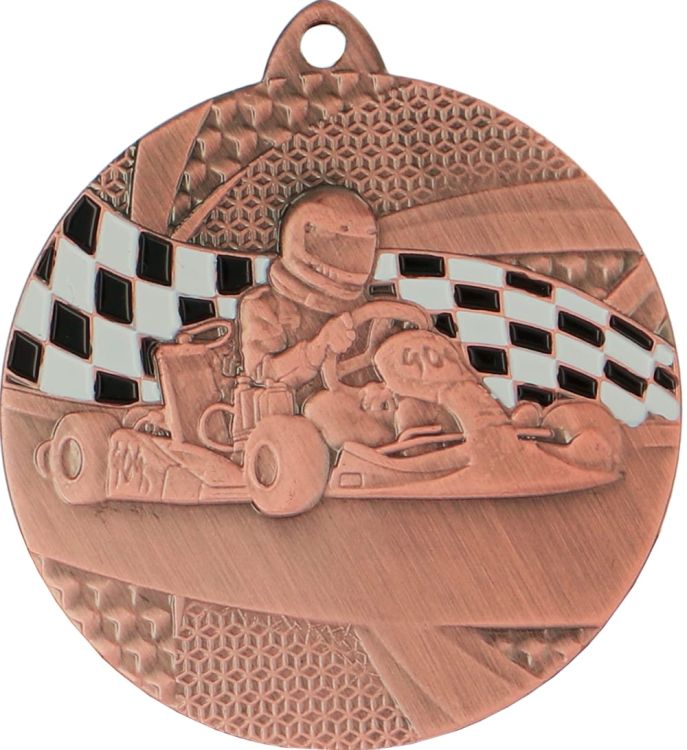 Medal stalowy złoty MMC8350/G – motoryzacja, Ø 50 mm – zdjęcie 3