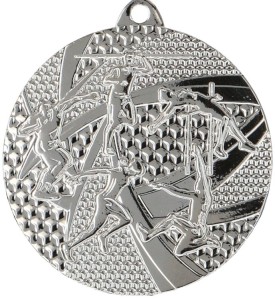 Medal stalowy srebrny MMC8450/S – lekkoatletyka, Ø 50 mm – zdjęcie 2