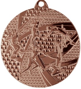 Medal stalowy srebrny MMC8450/S – lekkoatletyka, Ø 50 mm – zdjęcie 3