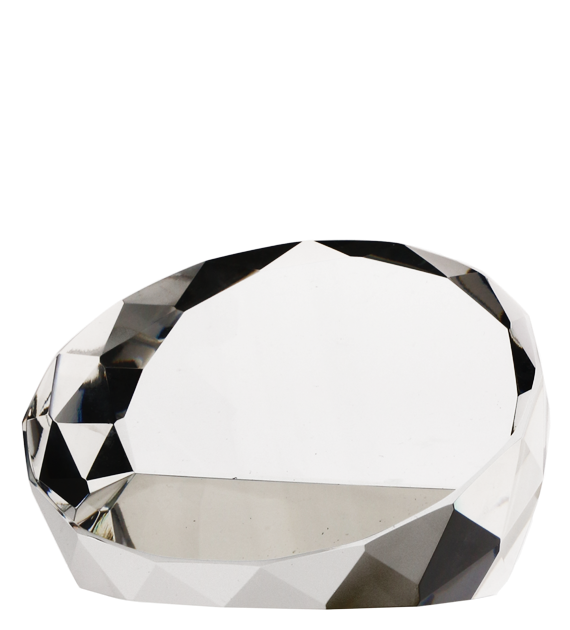 Trofeum kryształowe T027 – przycisk kryształowy, 6,6 cm – zdjęcie 4