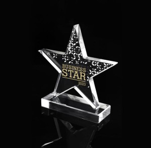 Trofeum akrylowe gwiazda AC002 – gwiazda, 20 cm – zdjęcie 3