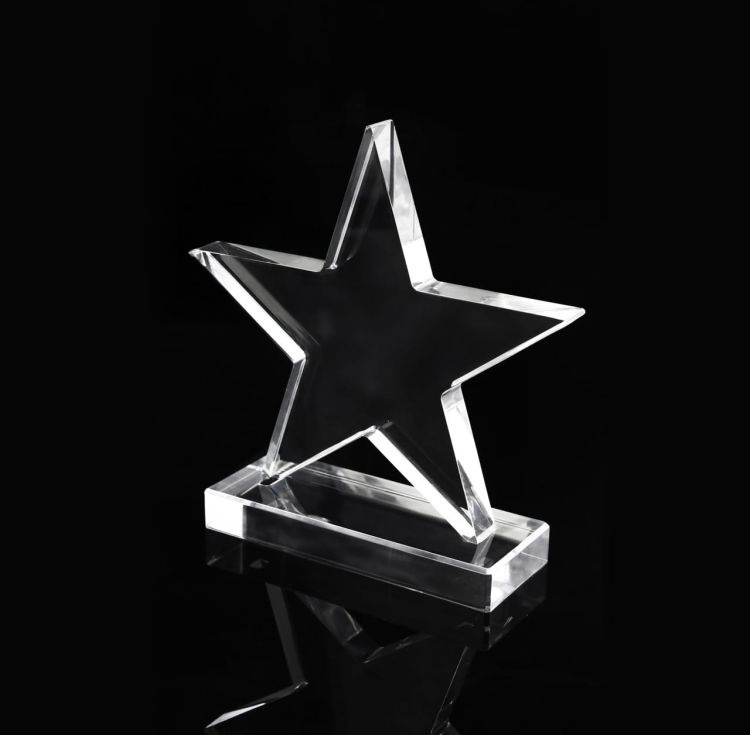 Trofeum akrylowe gwiazda AC002 – gwiazda, 20 cm – zdjęcie 4