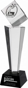 Trofeum kryształowe z etui C004 – 30 cm – zdjęcie 3