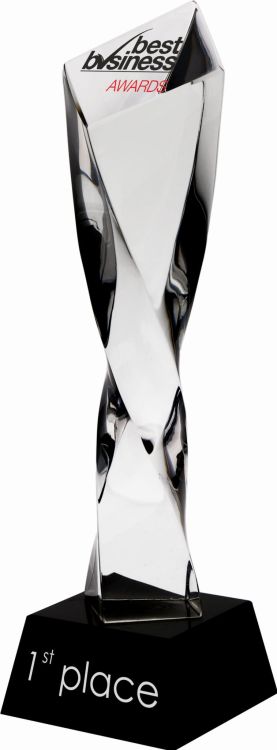 Trofeum kryształowe C060 – 27 cm – zdjęcie 4