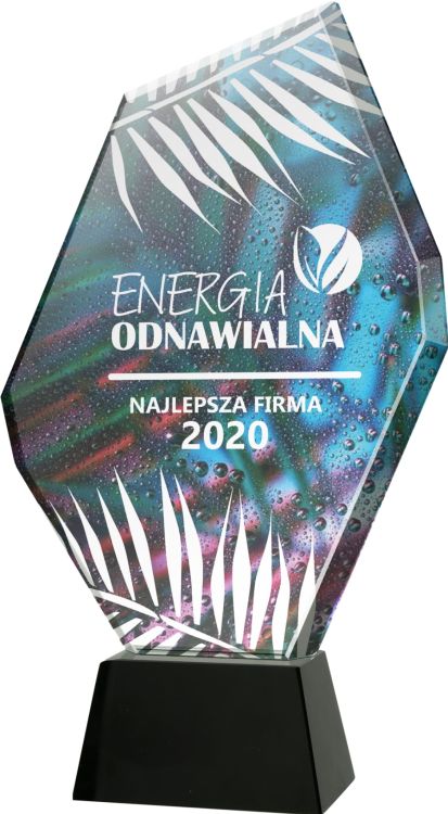 Trofeum kryształowe z etui C069 – 29 cm – zdjęcie 3