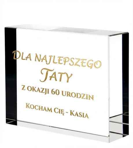Trofeum kryształowe C056 – 14 cm – zdjęcie 4