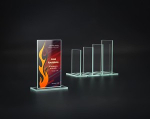 Trofeum szklane M65 – 4 rozmiary (13–19 cm) – zdjęcie 3
