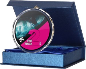 Medal szklany CM002 w etui – Ø 80 mm – zdjęcie 3
