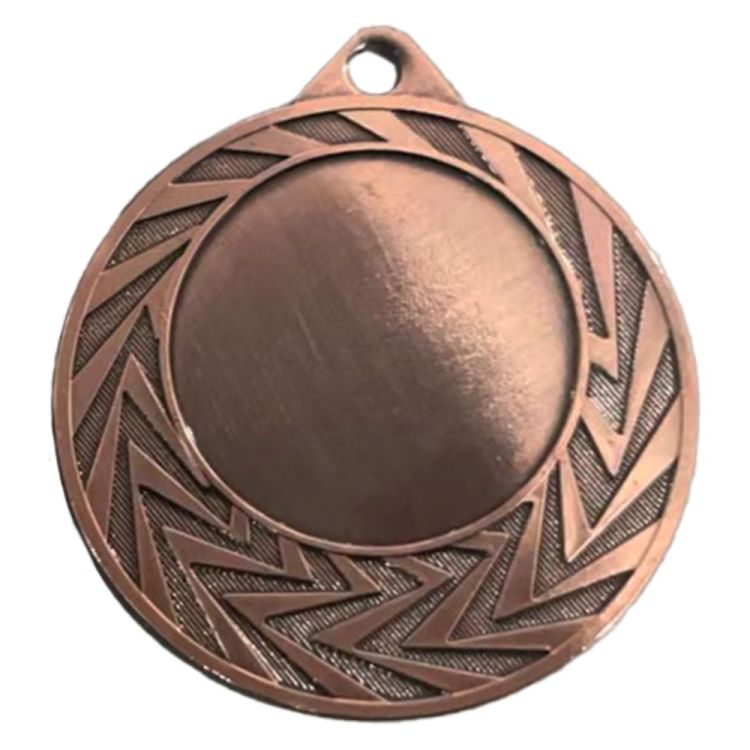 Medal stalowy srebrny z miejscem na emblemat 25 mm MMC0240/S – Ø 40 mm – zdjęcie 4