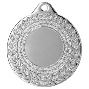 Medal stalowy złoty z miejscem na emblemat 25 mm MMC0850/G – Ø 50 mm – zdjęcie 3