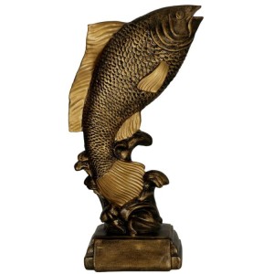 Figurka odlewana RFST3054A – wędkarstwo, karp, 37 cm – zdjęcie 3