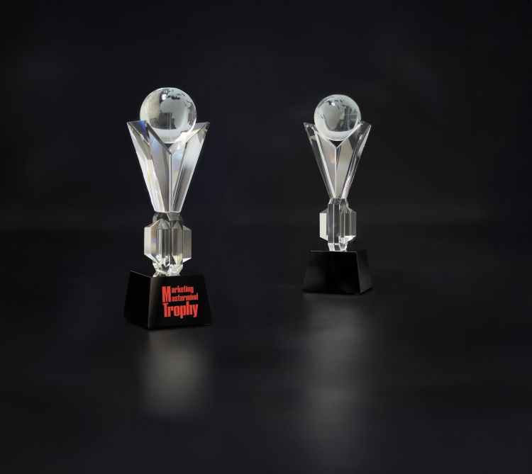 Trofeum kryształowe z etui C027 – 35 cm – zdjęcie 4